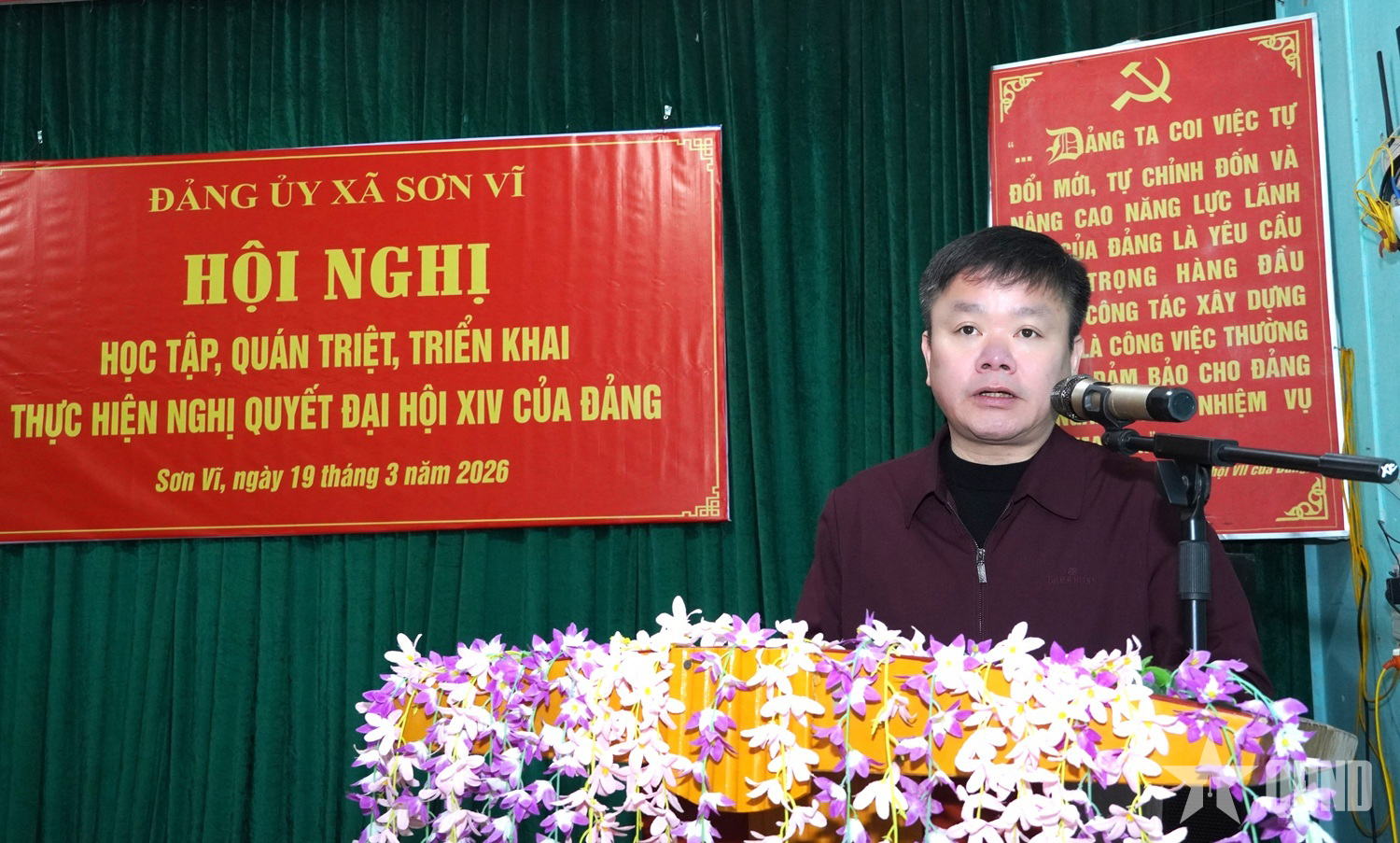 Xã Sơn Vĩ (Tuyên Quang) quán triệt Nghị quyết Đại hội XIV của Đảng

